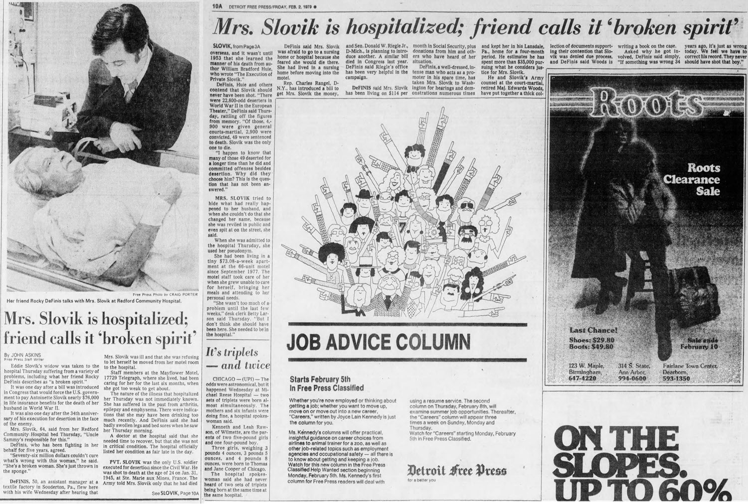 Mayflower Motel - Feb 2 1979 Article On Mrs Slovik
